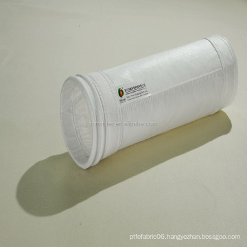 Polyester needle felt filter bag with PTFE membrane for dust collector